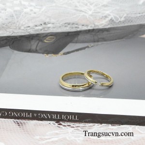 Nhẫn Cưới Vàng 18k