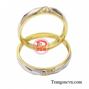 Nhẫn cưới vàng yêu thương