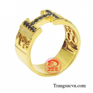 Nhẫn nam chữ H thời trang tạo nên phong cách đẳng cấp riêng dành cho bạn