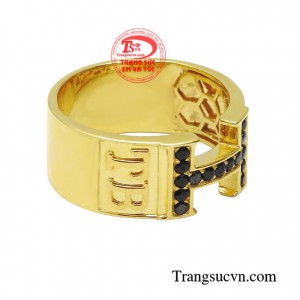 Nhẫn nam chữ H thời trang tạo nên phong cách đẳng cấp riêng dành cho bạn