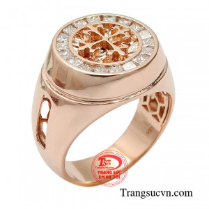 Nhẫn nam kim cương phong cách là chìa khóa nắm bắt thành công cho phái mạnh. 