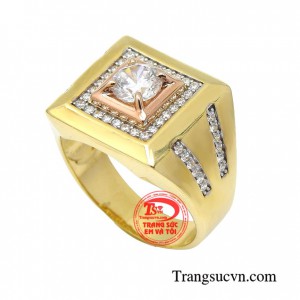 Chiếc nhẫn nam này sẽ là sự lựa chọn hoàn hảo dành cho chàng trai yêu sự lịch lãm, sang trọng