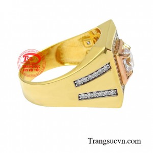 Nhẫn nam vàng hưng thịnh mang đến sự sang trọng, lịch lãm cho người đàn ông