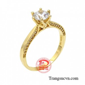 Nhẫn nữ yêu kiều mang đến vẻ đẹp nữ tính và duyên dáng của một cô nàng hiện đại