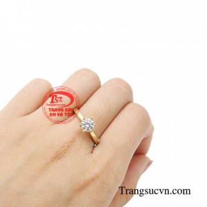 Nhẫn nữ yêu kiều mang đến vẻ đẹp nữ tính và duyên dáng của một cô nàng hiện đại