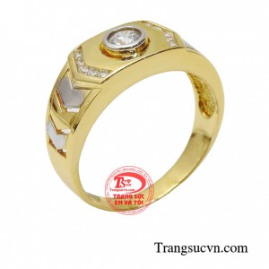Nhẫn vàng tây đẳng cấp mang đến vẻ nam tính và mạnh mẽ mà còn giúp phái mạnh khẳng định được vị thế của bản thân