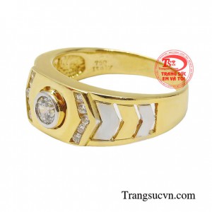 Nhẫn vàng tây đẳng cấp mang đến vẻ nam tính và mạnh mẽ mà còn giúp phái mạnh khẳng định được vị thế của bản thân