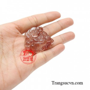 Phật Di Lặc thạch anh may mắn