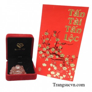 Phật Di Lặc Thạch Anh Tóc