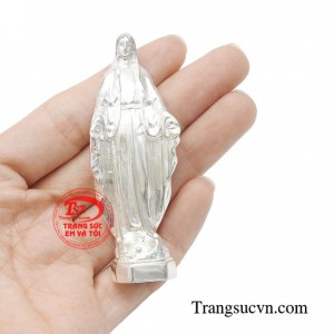 Tượng bạc Đức Mẹ Ban Ơn bảo hành uy tín, thanh toán an toàn