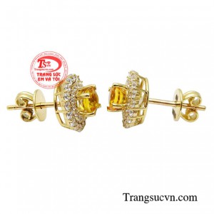 Đôi bông tai nâng tầm vẻ đẹp, giúp hình ảnh của các cô gái thêm phần lộng lẫy và tỏa sáng.