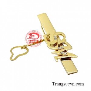 Kẹp caravat kim cương lịch lãm