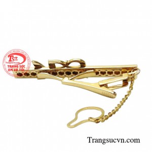 Kẹp caravat kim cương lịch lãm