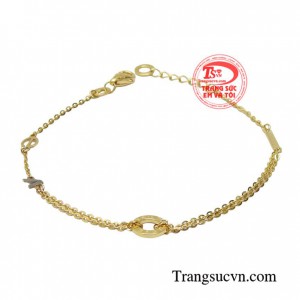 Lắc tay chữ love dễ thương mang màu sắc trang nhã, thuần khiết