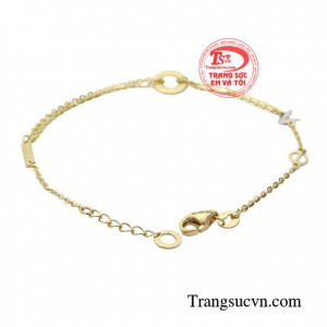 Lắc tay vàng tây dành cho phái đẹp