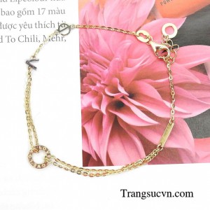 Lắc tay vàng tây dành cho phái đẹp
