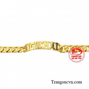 Lắc Nam Vàng 18K