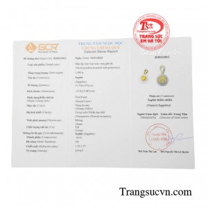 Sản phẩm có giấy kiểm định đá quý