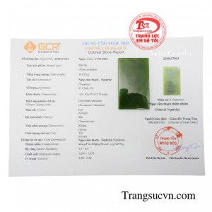 Sản phẩm có giấy kiểm định đá quý 
