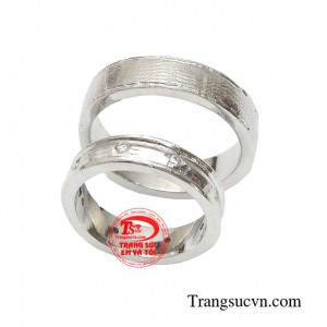 Nhẫn Cưới Vàng Trắng