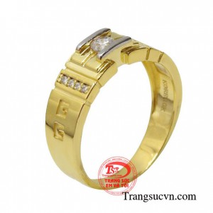 Nhẫn nam đẹp ấn tượng được thiết kế nổi bật và ấn tượng như một quý ông thời thượng