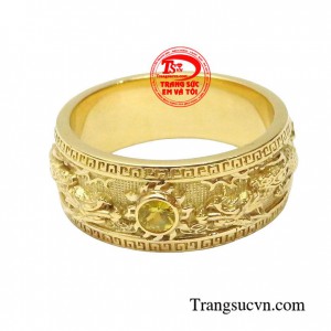 Nhẫn nam song long chầu nguyện