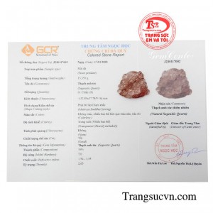 Sản phẩm có giấy kiểm định đá quý 