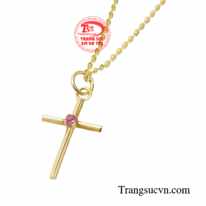 Chất liệu vàng 14k giúp sản phẩm bền đẹp mãi cùng thời gian.