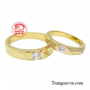 Nhẫn cưới vàng tây thu hút không đơn thuần chỉ là một món trang sức bình thường