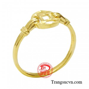 Nhẫn kim tiền thời trang món trang sức đương đại vừa giữ được nét duyên dáng truyền thống