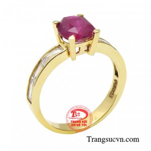 Nhẫn nữ ruby sành điệu