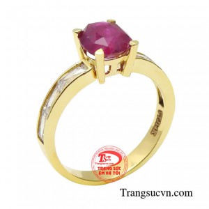 Nhẫn nữ ruby sành điệu vẻ đẹp quyến rũ, thanh lịch và quyền quý. 