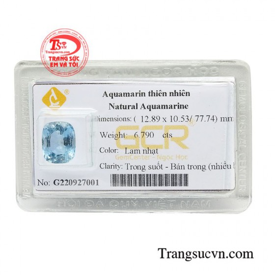 Viên Aquamarine may mắn