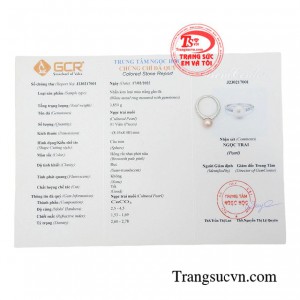 Sản phẩm có giấy kiểm định đá quý