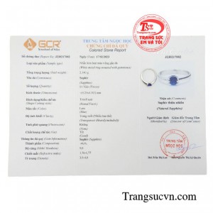 Sản phẩm có giấy kiểm định đá quý 