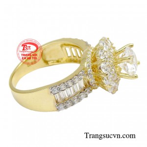 Vậy nên kiểu trang sức thanh lịch, đính kết nhiều đá Cz sẽ là lựa chọn phù hợp cho mẫu phụ nữ này.