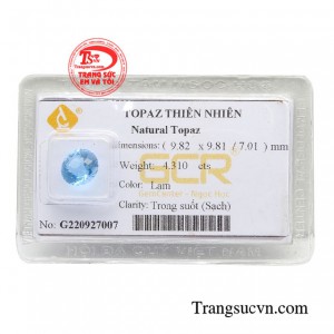 Viên đá Topaz thành công là món quà mang ý nghĩa may mắn, phúc lộc dành cho người thân, bạn bè.