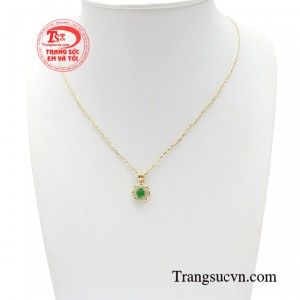 Bộ dây chuyền Emeral hoàng gia được tinh chọn từ nguồn nguyên liệu thượng hạng