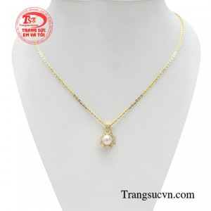 Bộ dây chuyền ngọc trai tài lộc giúp tăng cường vận khí, hóa giải vận hạn.