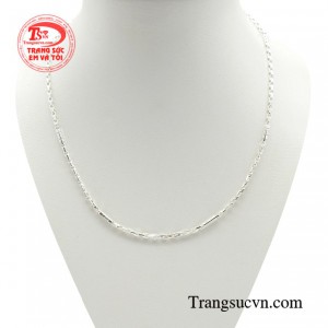 Dây chuyền bạc phiêu lưu cho bé sử dụng chất liệu bạc ta cao cấp