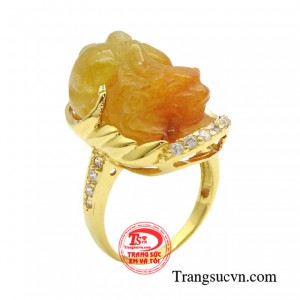 Nhẫn nữ tỳ hưu duyên dáng được coi là linh vật phong thủy linh thiêng số một.