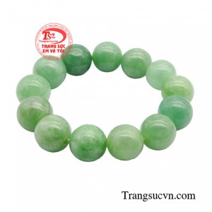 Chuỗi tay cẩm thạch phú quý là vật phẩm phong thủy mang ngụ ý tốt lành, đại diện cho sức khỏe, sự giàu sang, sung túc, dư dả.