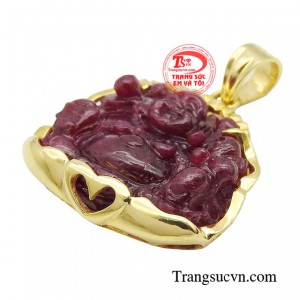 Mặt phật di lặc ruby rất được nhiều khách hàng lựa chọn để làm quà tặng dành cho những người thân yêu trong dịp quan trọng.