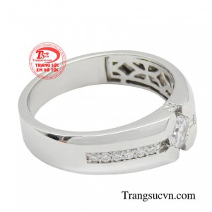 Chỉ với một chiếc nhẫn nam vàng trắng cũng đủ giúp cánh mày râu có được sự ấn tượng trong mắt người khác phái.