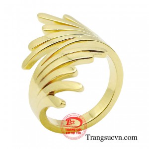 Nhẫn nữ phong cách tỏa sáng có thiết kế hiện đại, độc đáo được lấy cảm hứng từ nét đẹp riêng của người phụ nữ 