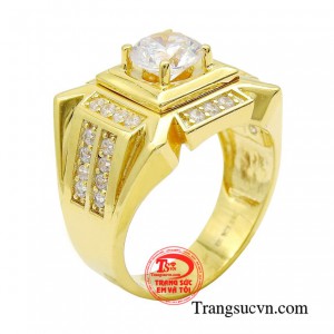 Nhẫn phong độ phái mạnh lột tả được sự cứng cáp về thiết kế