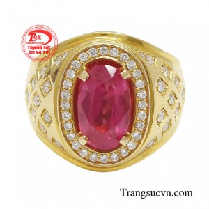 Có lẽ cũng vì thế mà giới doanh nhân thường ưu ái lựa chọn trang sức gắn Ruby.