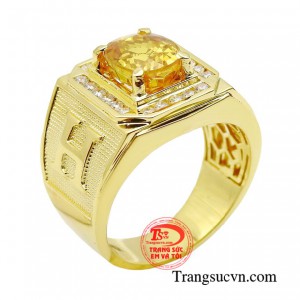 Nhẫn sapphire nam lịch lãm thể hiện sự uy quyền và đẳng cấp của người đeo.
