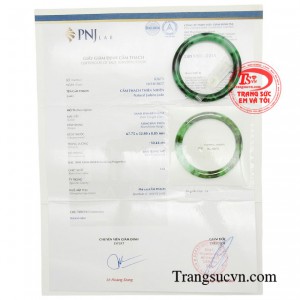 Sản phẩm có giấy kiểm định đá quý