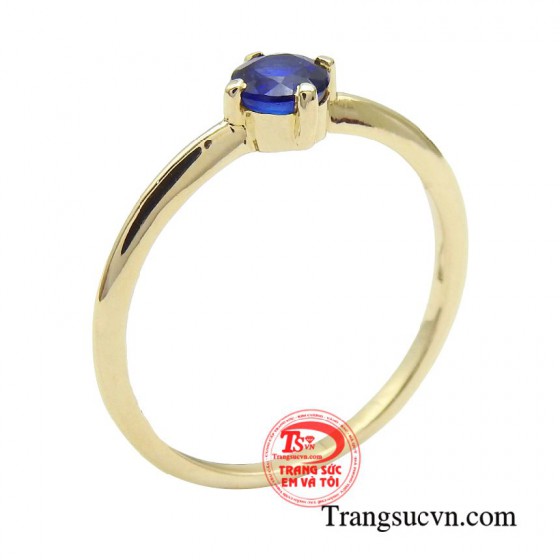 Nhẫn nữ sapphire kiều diễm